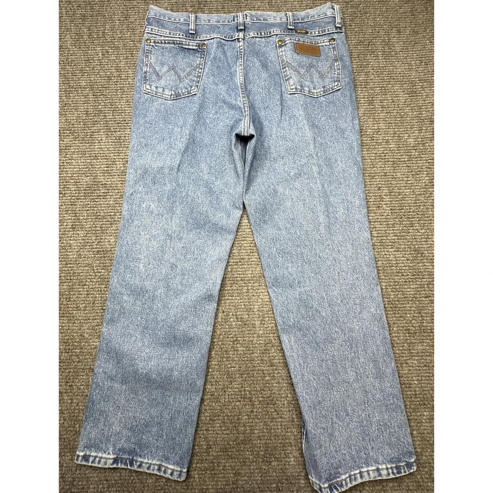 Wrangler Jeans Men 38x29 Blue 36MWZ Slim Fit Cowboy Cut